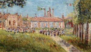 Celebrations On The Fourteenth Of July by Alexis Paul Arapov