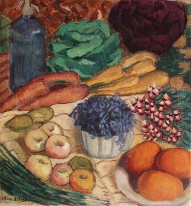 Natura Statica Cu Legume by Nina Arbore