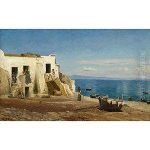 Marinan Vid Capri by Olof Arborelius