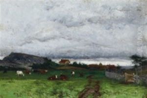 Pasture With Cows by Olof Arborelius