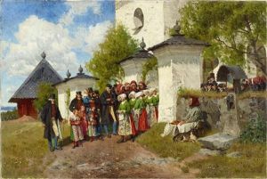 Konfirmation I Floda by Olof Arborelius