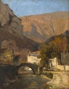 Le Pont De Sassenage by Jean Alexis Achard