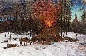 Kvall Vid Lappkatan by Olof Arborelius
