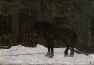 Gardsbild by Olof Arborelius