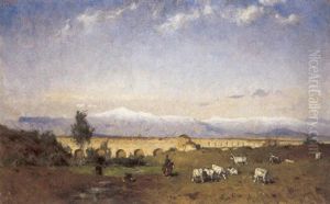 Buoi E Butteri Nella Campagna Romana Buoi E Butteri Nella Campagna Romana