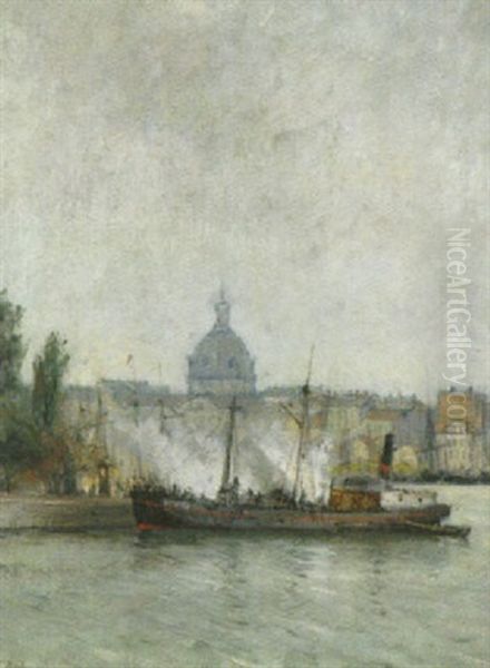 Stockholmsvy Med Strandvagen Och Hedvig Eleonora Kyrka - view 1