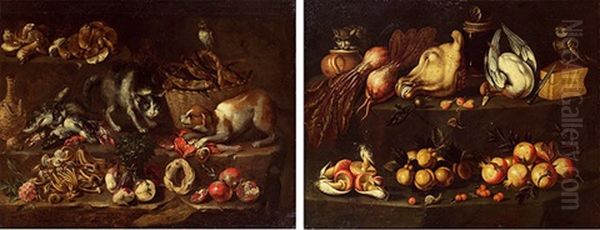 Kuchenstillleben (+ Another Similar; Pair) - view 1