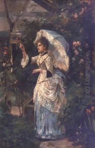 Elegante A L'ombrelle