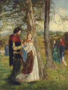 Sir Lancelot And Queen Guinevere by James Archer