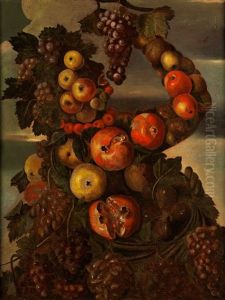 Fruchtestilleben - Zu Einer Menschlichen Figur Komponiert by Giuseppe Arcimboldo