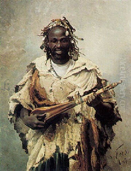 An Arab Musician - view 1