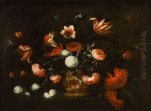 Cesta De Flores by Jose De Arellano