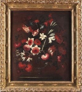 Jarron Con Flores by Jose De Arellano