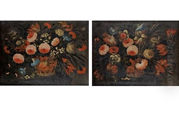 Cestas Con Flores (pair) - view 1