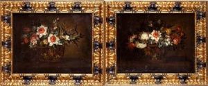 Cestos De Flores (pair) by Jose De Arellano