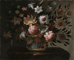 Cesta De Flores by Juan De Arellano