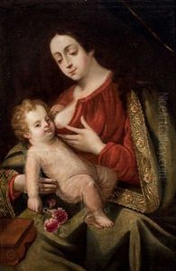 Virgen De La Leche by Juan De Arellano