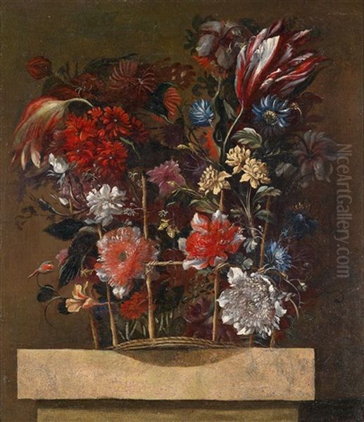Blumenstillleben (pair) - view 1
