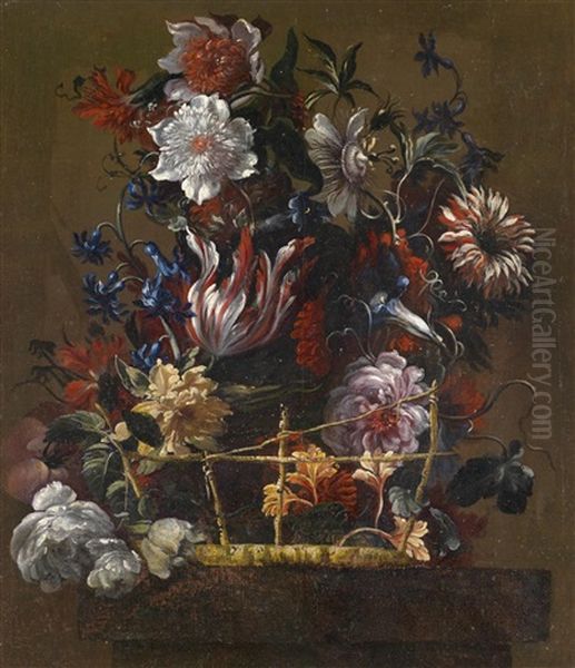 Blumenstillleben (pair) - view 1