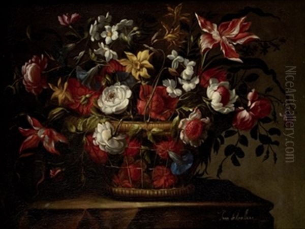 Cesto Con Flores - view 1