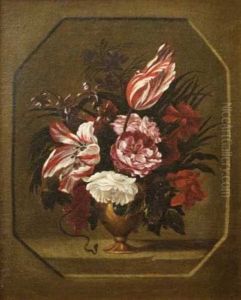 Vase De Fleurs by Juan De Arellano