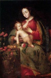 The Madonna And Child by Juan De Arellano