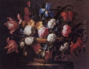 Cesto De Flores by Juan De Arellano