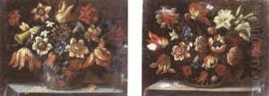 Fleurs Dans Un Panier by Juan De Arellano