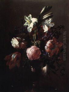 Jarra Con Flores by Juan De Arellano