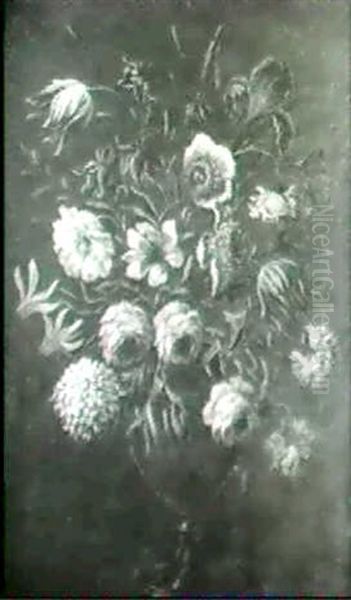 Bouquet De Fleurs Sur Un Entablement - view 1