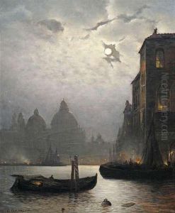 Venice.
The Grand Canal At Moonlight. Venice.
The Grand Canal At Moonlight.