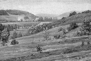 Hugelige Landschaft by Carl Oskar Arends