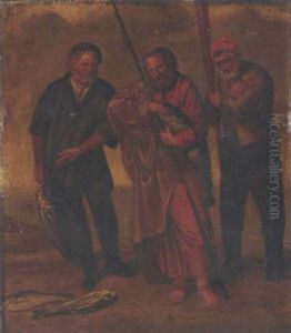 Saint Pierre Trouvant Dans La Gueule D'un Poisson L'argent Du Tribut
