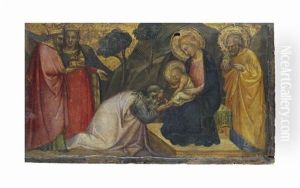 The Adoration Of The Magi by Spinello Aretino