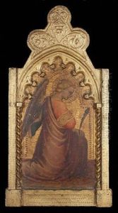 The Annunciation (in 2 Parts) by Spinello Aretino