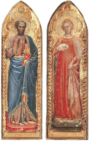 Saint Peter - ? ( + Saint Agnes; Pair) - view 1