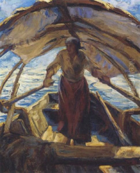 The Fisherwoman - view 1