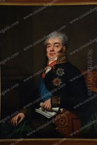 Portrait Du Comte Dimitri Alexandrovitch Gourieff (1758-1825) by Nicolas Ivanovitch Argounoff