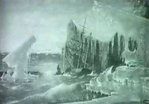 Shipwreck In The Artic by Fortunato Ariolla