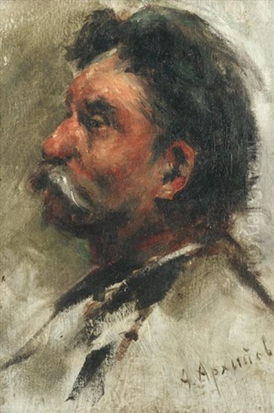Portrait Of A Moustachioed Gentleman - view 1