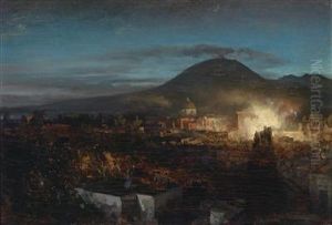 Fireworks In Torre Dell Annunziata Near Naples