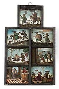 Burleska Scener (7 Works, Framed Together) Burleska Scener (7 Works, Framed Together)