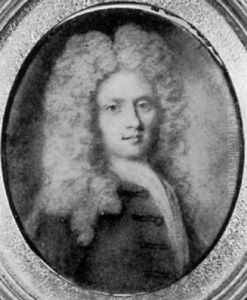 Portrait Of A Gentleman, In Red Coat, Blue Sash And Jabot, Full Bottomed Wig Portrait Of A Gentleman, In Red Coat, Blue Sash And Jabot, Full Bottomed Wig