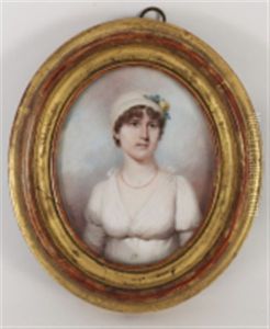 Portrait De Marie-louise Soret by Jacques-Antoine Arlaud