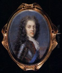 Portrait Of Prince James Francis Edward Stewart, The Old Pretender, In Armour With Red Bordered Breast Plate
