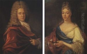 Portrait D'andre Poupart by Marc-Louis Arlaud