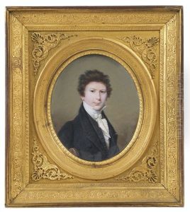 Portrait De F.e. Mathieu (1802-1897) by Louis Ami Arlaud-Jurine