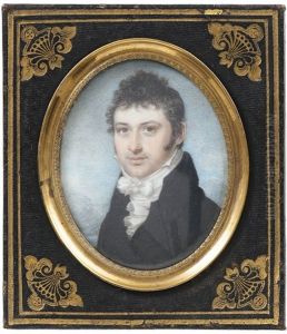 Portrait D'homme by Louis Ami Arlaud-Jurine