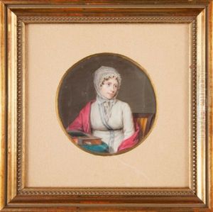 Portrait Of Theodora-helene-elisabeth Tronchin by Louis Ami Arlaud-Jurine
