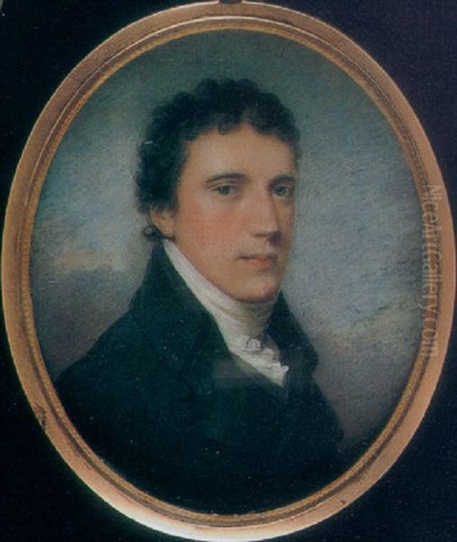 The Reverend John King Martyn, In Dark Grey Coat, Paler Grey Waistcoat And White Frilled Stock - view 1